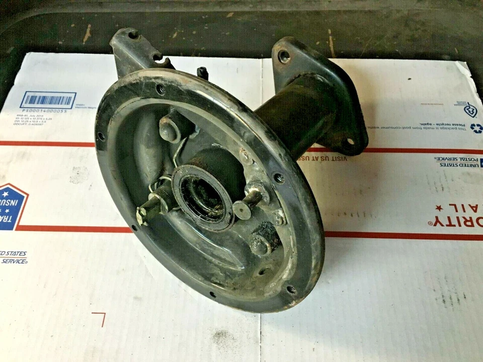 Honda ATC125M Rear Axle Bearing Carrier Holder Brake Used Very Good ATC 125M  - Image 1 of 2