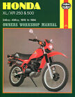 Honda XL/XR 250 & 500 (78 - 84) Haynes Repair Manual - Digital Edition