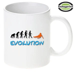 LONGBOARD EVOLUTION, SURF, Tasse Becher, Mug, Geschenk, bedruckt - Bild 1 von 3