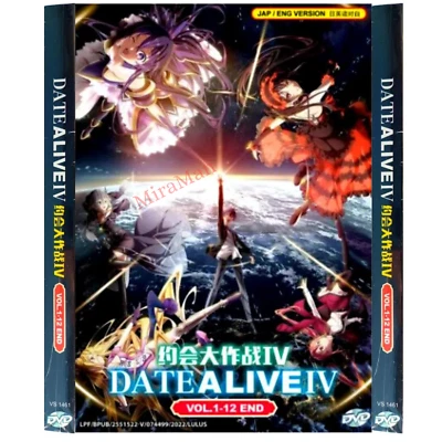 DATE A LIVE Season 4 (Vol 1-12 End) Anime DVD English Dubbed All Region - Image 1 of 4