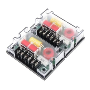2 Pack 200W 2 Way Crossover Passive Car Audios Speaker Tweeter Crossover Filter - Picture 1 of 8