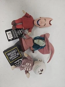 Nightmare Before Christmas Lock Shock Barrel Applause Plush w/ Standees - 1993 - Picture 1 of 8