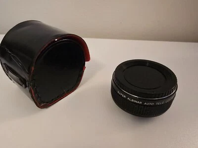 Albinar-ADG Auto 2x Tele-Converter comes w/caps & storage case Japan - Image 1 of 3