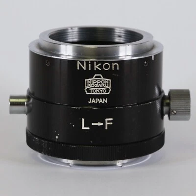 Adaptador Lente Nikon Nippon Kogaku L-F EXCELENTE Estado Foto 1 de 4