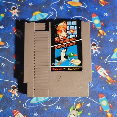 Super Mario Bros. / Duck Hunt - Nintendo NES - CLEANED - TESTED - AUTHENTIC - Image 1 of 3