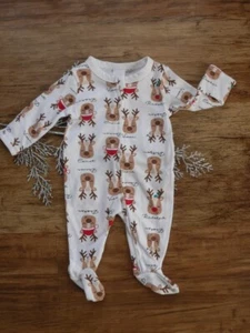 CHRISTMAS ROMPER REINDEERS SIZE 0000, New Baby - Picture 1 of 4