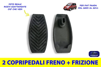 Copripedali Specifici COMPATIBILI LANCIA Ypsilon 312 2011 2015 Copri Pedali auto - Immagine 1 di 2