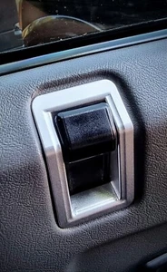 Land Rover CNC Machine locking peg surround (SILVER) - Picture 1 of 2