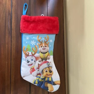 Paw Patrol Christmas Stocking Marshall Rubble and Chase New without Tag - Picture 1 of 7