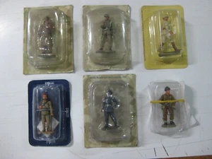 LOTE 6 SOLDADOS DE PLOMO WWII-DEL PRADO-HACHETTE-HOBBY & WORK - Imagen 1 de 13