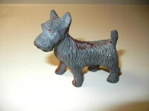 Vintage Scottie Terrier Hund Figur aus Metallguss 3 Zoll - Bild 1 von 5