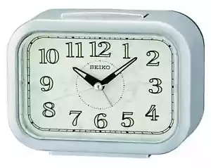 Seiko QHK056S Bedside Snooze Light Bell Alarm Clock - Picture 1 of 2