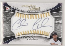2011 ITG Heroes and Prospects Between the Seams Gold Stitch /19 Cito Culver Auto