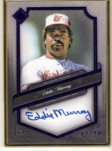 Eddie Murray 2021 Topps Transcendent Purple Gold Auto /10 Baltimore Orioles