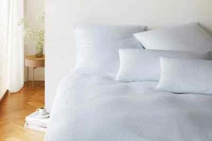 Elegante ropa de cama Jersey Plaisir azul 135 x 200 cm - Imagen 1 de 2