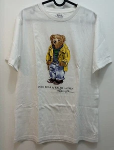 NWT Polo Ralph Lauren Kids Yellow Rain Coat Bear Tshirt size XL 18/20 - Picture 1 of 6