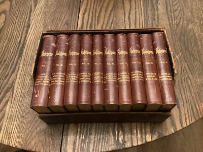 1884 Ten Volume Leather Boxed Set William Shakespeare Dramatic Plays - Image 1 of 4