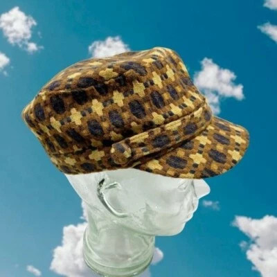 D&Y Brown Soft Woven Newsboy Cap - Image 1 of 4