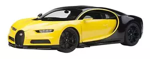 Autoart Bugatti Chiron Jaune Molsheim giallo e nero notturno 1/18 mod - Foto 1 di 10
