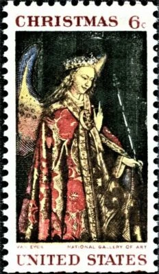 CHRISTMAS STAMP - 1968 GABRIEL ANUNCIATION - Scott 1363 - MINT, Excellent (239c) - Image 1 of 4