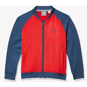 Puma Boys XL Full Zip Golf Jacket Barbados Cherry Drycell NWT - Picture 1 of 7