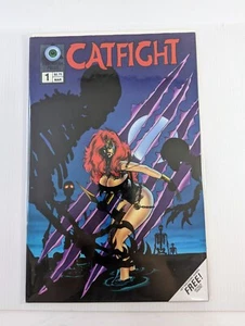 Prensa de insomnio vintage CATFIGHT #1 PRIMERA EDICIÓN LIMITADA STEVEN ZYSKOW - Imagen 1 de 4