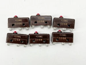 Neu Menge 6 Honeywell 41SM1 Mikroschalter Stift Kolben 250V 11A - ohne Box - Bild 1 von 4
