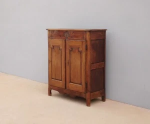 Armadio armadietto stipo due ante in legno massello di ciliegio/noce, '800! - Foto 1 di 18