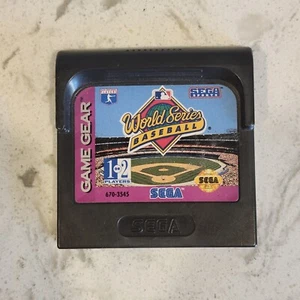 World Series Baseball Sega Game Gear 1994 Cartridge Great Authentic - Picture 1 of 6