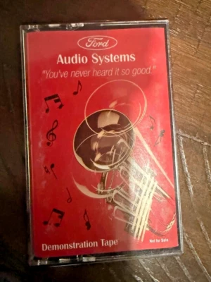 FORD AUDIO SYSTEMS Vintage Demo Cassette Tape. Various Artists. 1991 - Image 1 of 4
