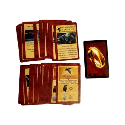 Lord of the Rings Risk Middle Earth Game 40 Adventure Cards Replacement Part - Image 1 of 4