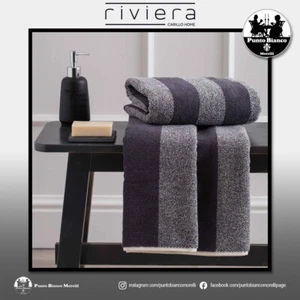 Set asciugamani in spugna per bagno 100% cotone RIVIERA - Picture 1 of 26