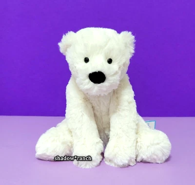Jellycat PERRY POLAR BEAR - Medium 9" - Retired - Authentic - New with Tags - Image 1 of 4