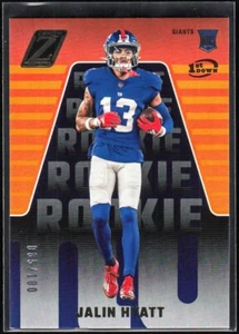 JALIN HYATT 2023 Panini ZENITH 1er ABAJO RC #149 [LÁMINA DE ORO 85/100]--NY GIANTS - Imagen 1 de 2