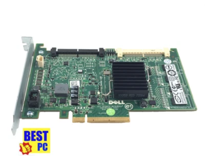 DELL POWEREDGE PERC 6/I SAS PCI-E RAID CONTROLLER 0T774H - Image 1 of 4