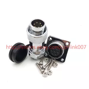 WS16-Waterproof 6pin Connectors LED Connector IP67 Heavy Power Connector - Picture 1 of 6
