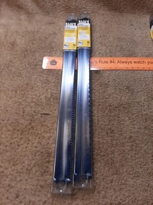 Klein Tools 1224BI-P Bi-Metal Hacksaw Blades 12 Inch - Lot Of 2 New 10-Packs - Image 1 of 4
