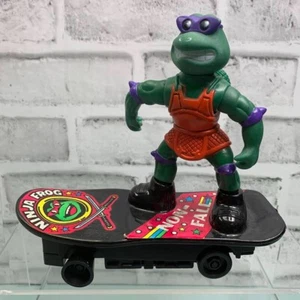 Vintage TMNT KO Ninja Frog skateboard tartaruga ninja NON TESTATO - Foto 1 di 5