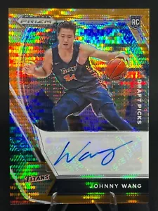 Johnny Wang 2021 Draft Picks Orange Pulsar /49 #DP-JWA CSU Fullerton Rookie RC - Bild 1 von 2