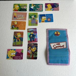LOT OF 11 SIMPSON CARDS WITH PORTFOLIO 1999 SIMPSON CARDS - Picture 1 of 5