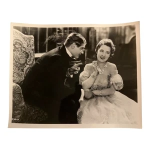 L'attrice 1928 film ancora Ralph Forbes Norma Shearer fotografia d'epoca - Foto 1 di 2