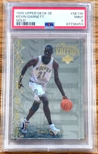 1995-96 Upper Deck - Special Edition GOLD RC Kevin Garnett PSA 9 - Bild 1 von 2