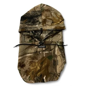 Realtree Camo Fleece Hoodie Balaclava with Adjustable Drawstring - Picture 1 of 4