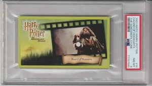 2001 WOTC HARRY POTTER  CARD #14 - PSA 8 - SORCERER'S STONE - HAGRID OF HOGWARTS - Picture 1 of 2