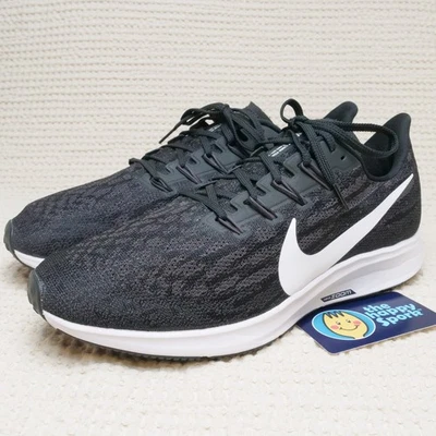 Nike Air Zoom Pegasus 36 Wide Black White AQ2204-001 - Size 11.5 - Image 1 of 4
