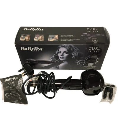BaByliss Curl Secret Hair Curler Auto Curl Ceramic Black Boxed Curling Wand  - Image 1 of 4