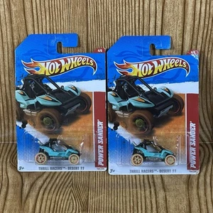 2011 Hot Wheels Power Sander Thrill Racers - Desert '11 #184 Aqua Blue - Bild 1 von 7