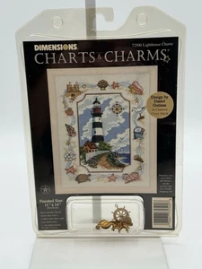 Dimensions Charts & Charms 72500 LIGHTHOUSE CHARM Design by Daniel Gorman NOS - Picture 1 of 2