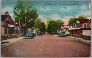 Postcard Windham New York Main Street Looking North Greene County *as is* - Bild 1 von 2
