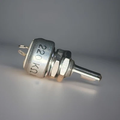 Ruwido 220kΩ Linear - 4mm - KERAMIK Poti HiFi - Drehpotentiometer - Vintage -NOS - Bild 1 von 3